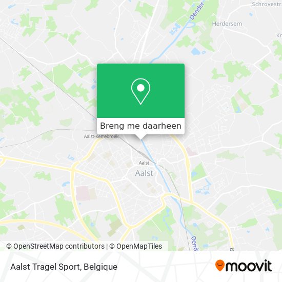Aalst Tragel Sport kaart