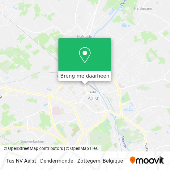 Tas NV Aalst - Dendermonde - Zottegem kaart