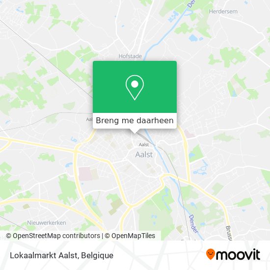 Lokaalmarkt Aalst kaart