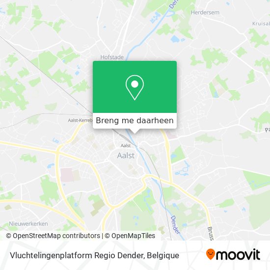 Vluchtelingenplatform Regio Dender kaart