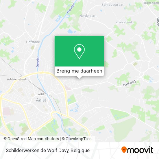 Schilderwerken de Wolf Davy kaart