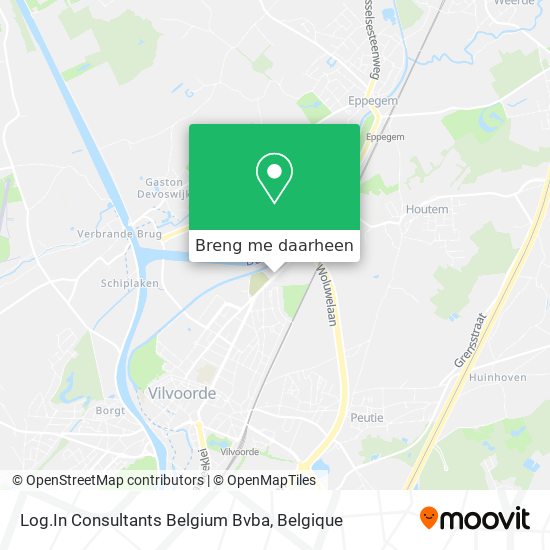 Log.In Consultants Belgium Bvba kaart