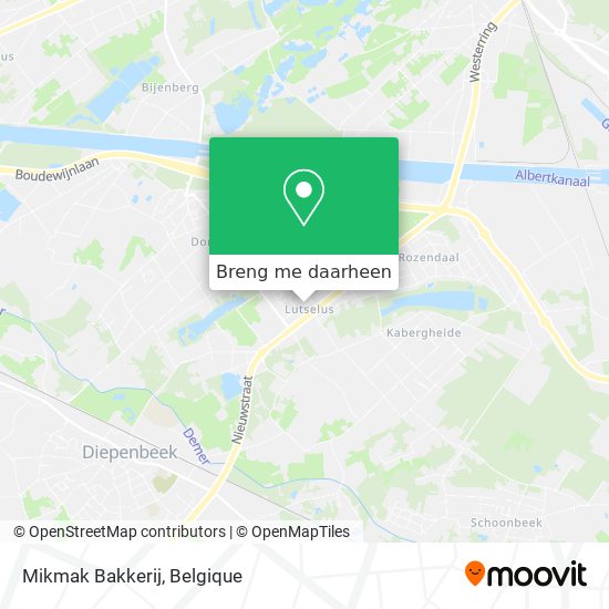 Mikmak Bakkerij kaart