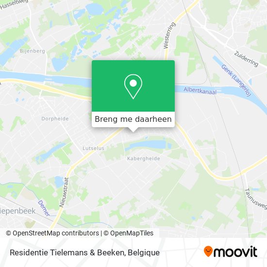 Residentie Tielemans & Beeken kaart