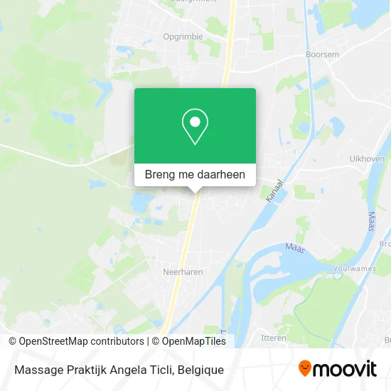 Massage Praktijk Angela Ticli kaart