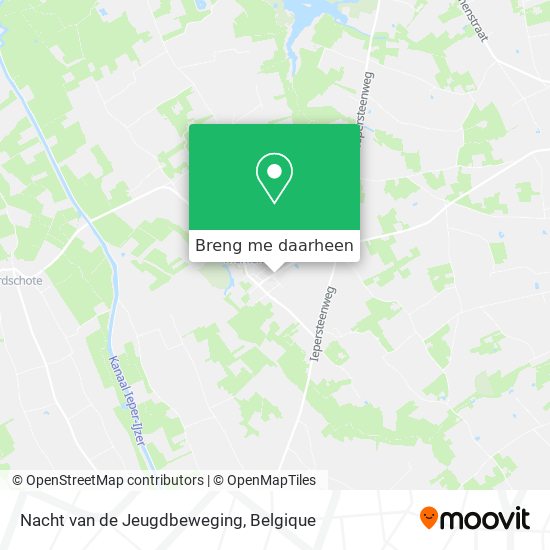 Nacht van de Jeugdbeweging kaart