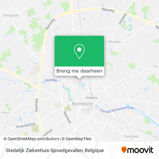 Stedelijk Ziekenhuis-Spoedgevallen kaart