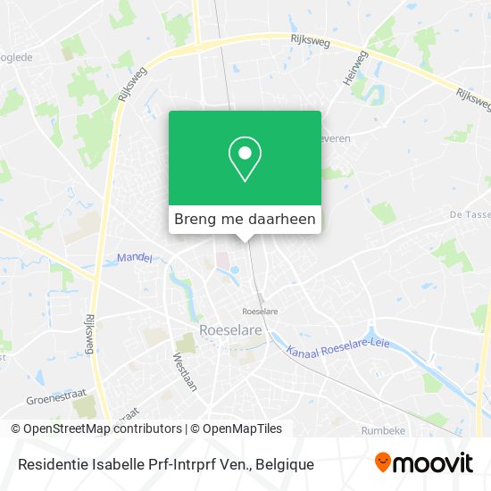 Residentie Isabelle Prf-Intrprf Ven. kaart