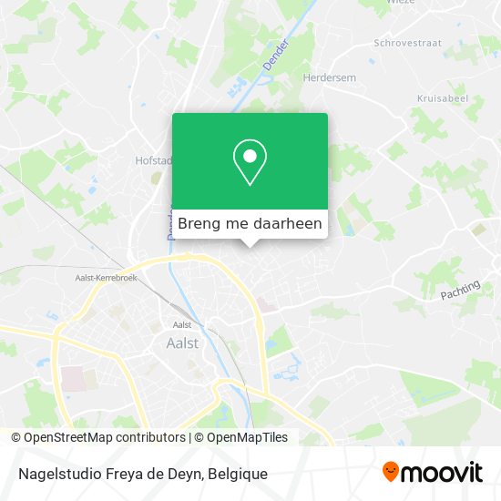 Nagelstudio Freya de Deyn kaart