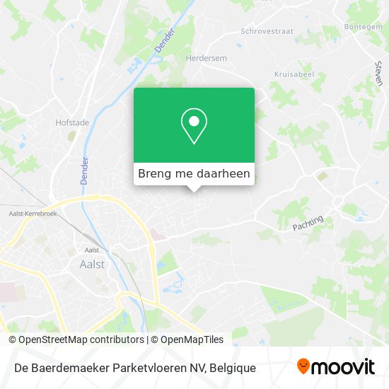 De Baerdemaeker Parketvloeren NV kaart
