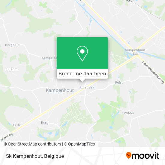 Sk Kampenhout kaart