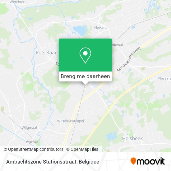 Ambachtszone Stationsstraat kaart