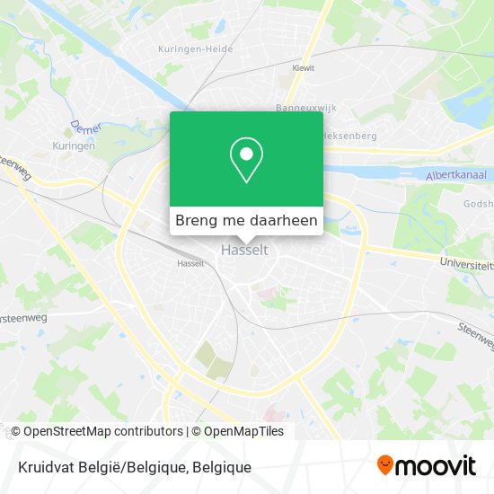 Kruidvat België/Belgique kaart