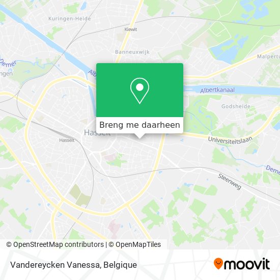 Vandereycken Vanessa kaart