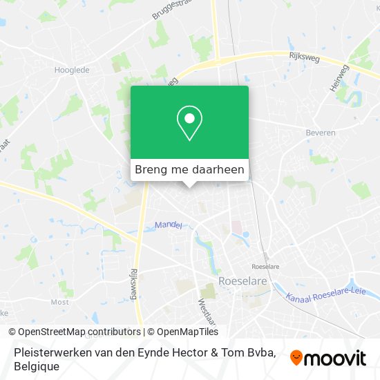 Pleisterwerken van den Eynde Hector & Tom Bvba kaart