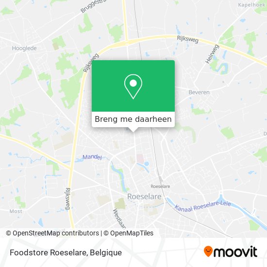 Foodstore Roeselare kaart