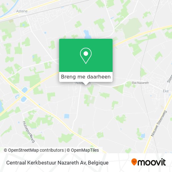 Centraal Kerkbestuur Nazareth Av kaart