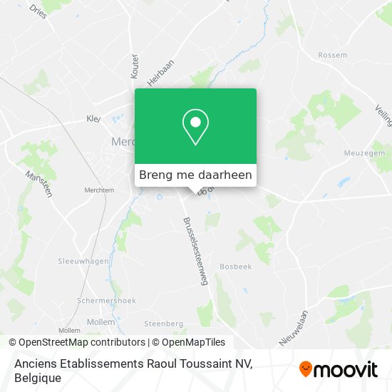Anciens Etablissements Raoul Toussaint NV kaart