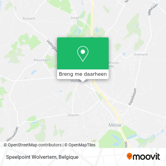 Speelpoint Wolvertem kaart