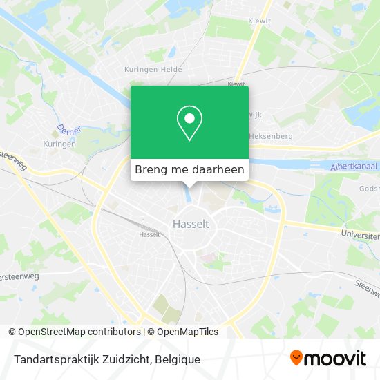 Tandartspraktijk Zuidzicht kaart