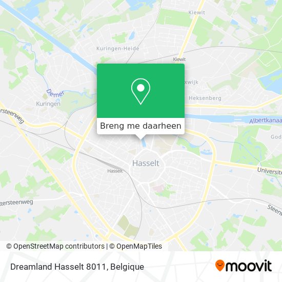 Dreamland Hasselt 8011 kaart