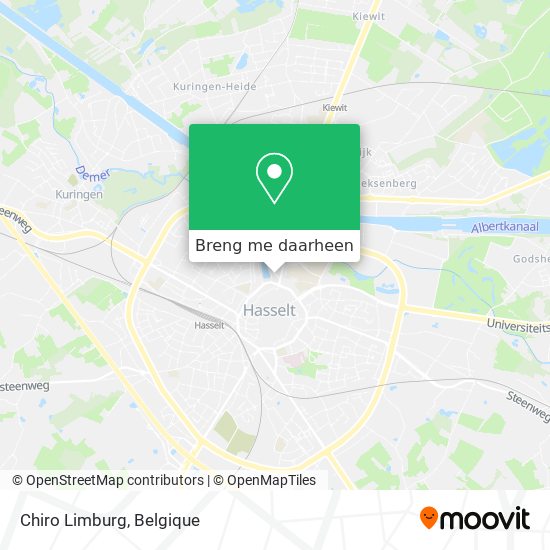 Chiro Limburg kaart