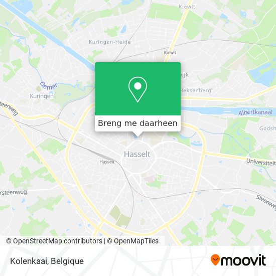 Kolenkaai kaart