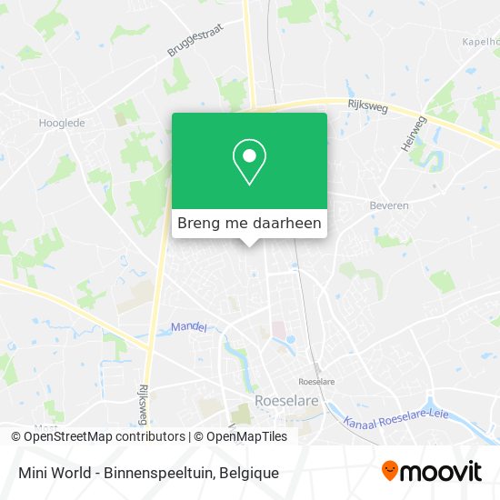 Mini World - Binnenspeeltuin kaart