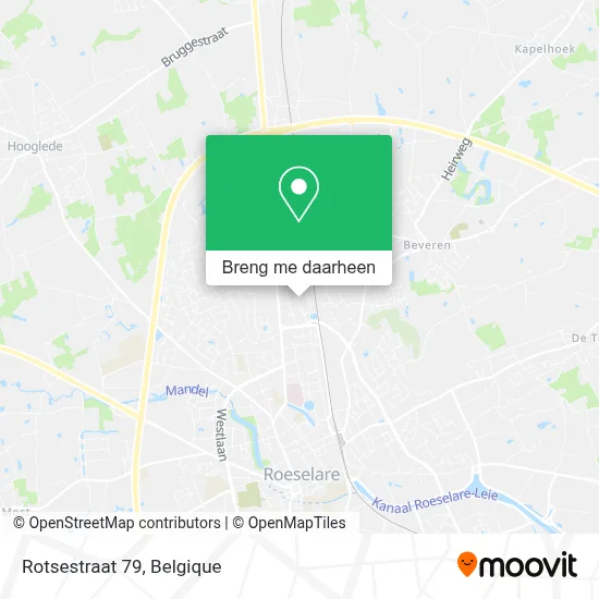 Rotsestraat 79 kaart