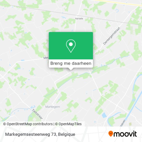 Markegemsesteenweg 73 kaart