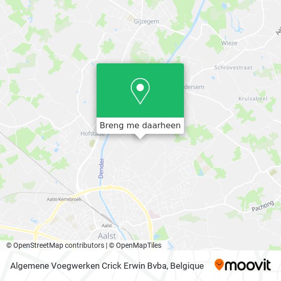 Algemene Voegwerken Crick Erwin Bvba kaart