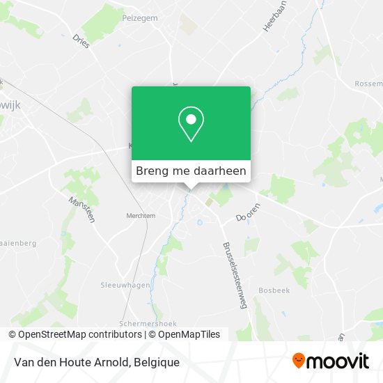Van den Houte Arnold kaart