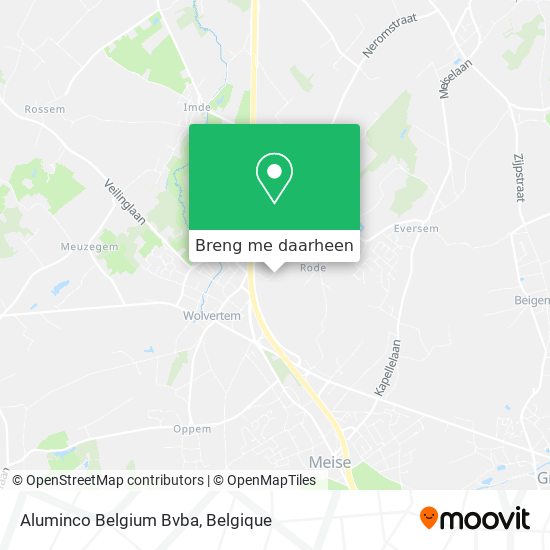 Aluminco Belgium Bvba kaart