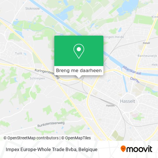 Impex Europe-Whole Trade Bvba kaart
