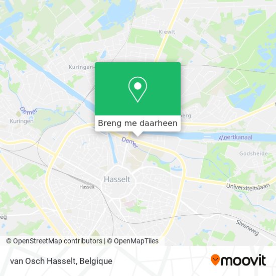 van Osch Hasselt kaart