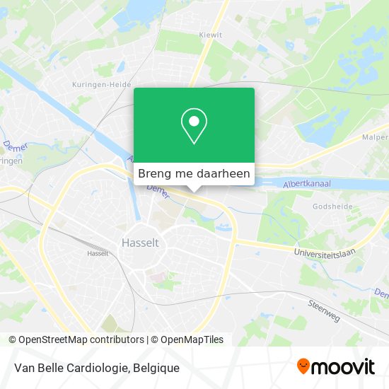Van Belle Cardiologie kaart