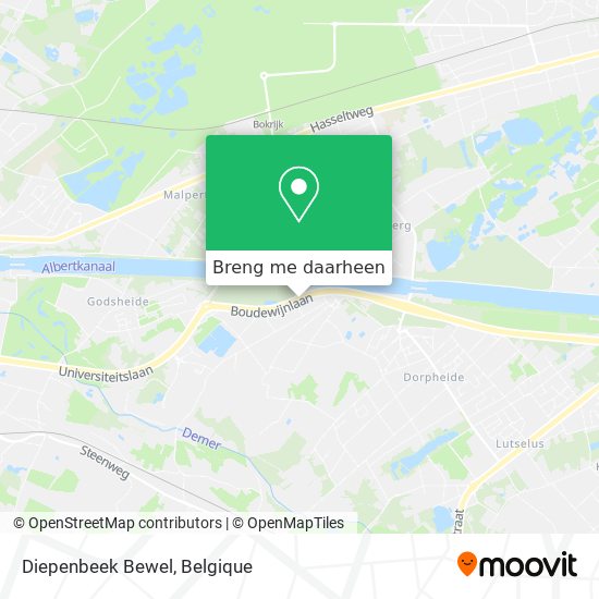 Diepenbeek Bewel kaart