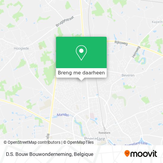 D.S. Bouw Bouwonderneming kaart