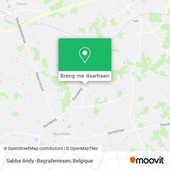 Sabbe Andy -Begrafenissen kaart