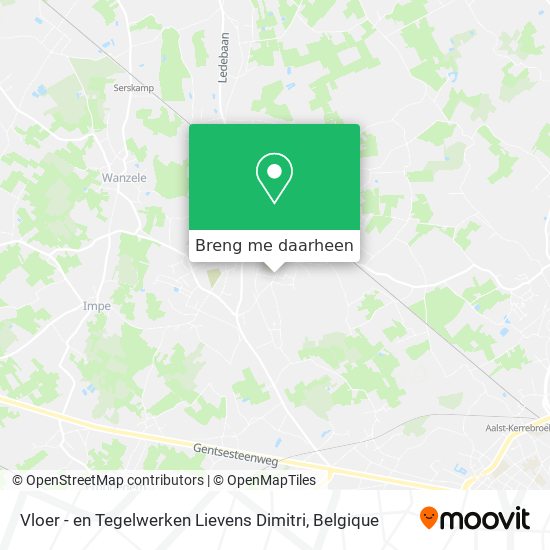 Vloer - en Tegelwerken Lievens Dimitri kaart