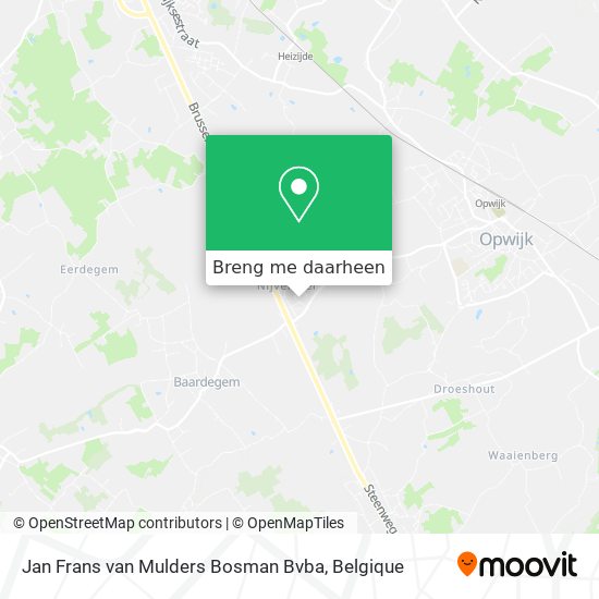 Jan Frans van Mulders Bosman Bvba kaart