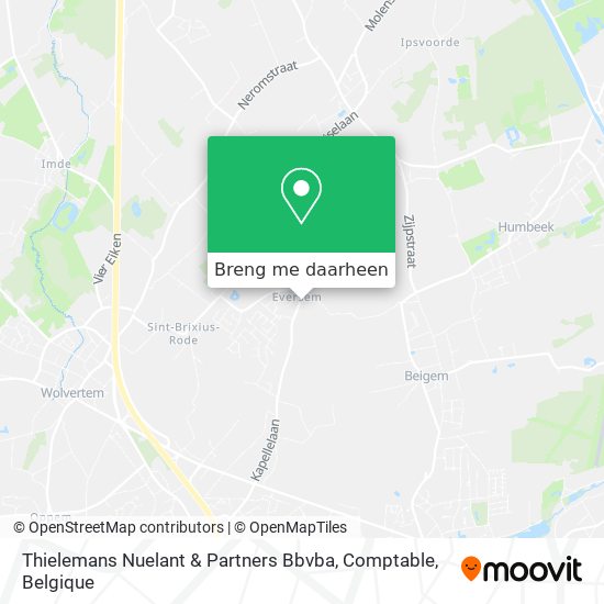Thielemans Nuelant & Partners Bbvba, Comptable kaart
