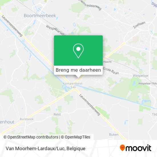 Van Moorhem-Lardaux/Luc kaart