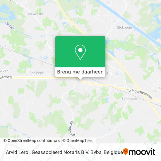 Arvid Leroi, Geassocieerd Notaris B.V. Bvba kaart