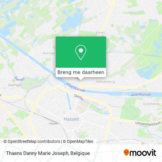 Thaens Danny Marie Joseph kaart