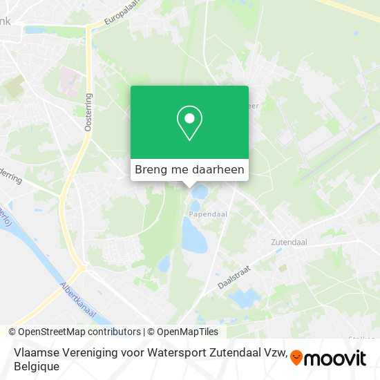 Vlaamse Vereniging voor Watersport Zutendaal Vzw kaart