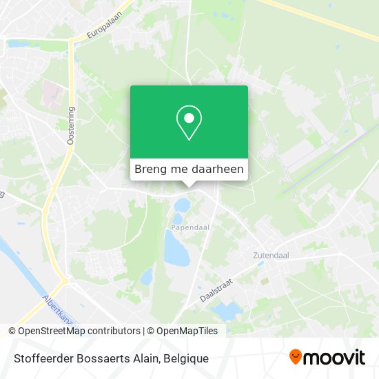 Stoffeerder Bossaerts Alain kaart
