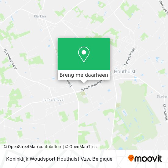 Koninklijk Woudsport Houthulst Vzw kaart