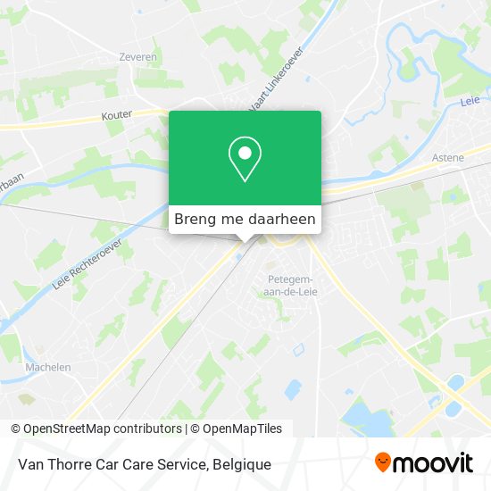 Van Thorre Car Care Service kaart