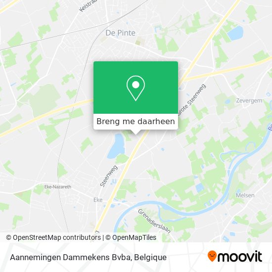 Aannemingen Dammekens Bvba kaart